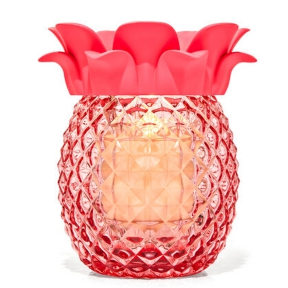 Bath & Body Works Other - PINK PINEAPPLE SINGLE WICK CANDLE HOLDER